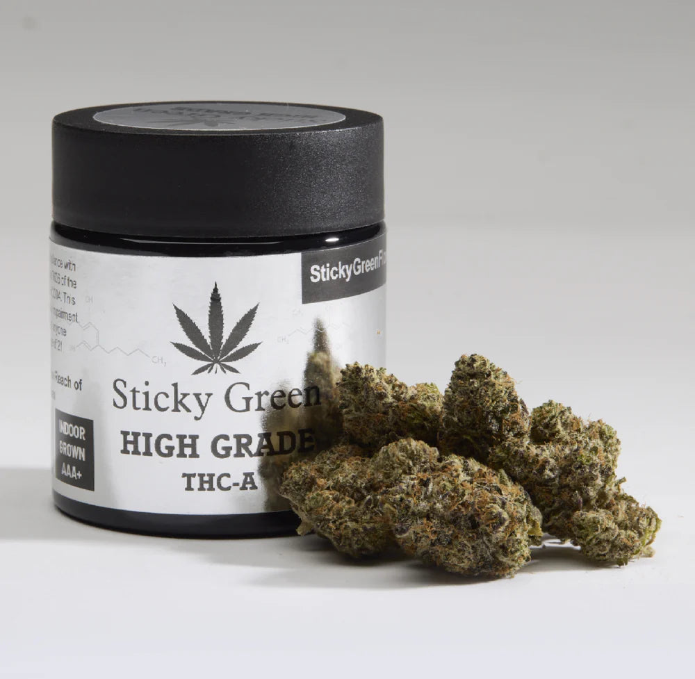 STICKY GREEN HIGH GRADE 2.5G THCA FLOWER