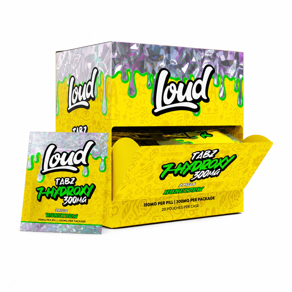 LOUD 7-HYDROXY 300MG CHEWABLE TABZ (20CT BOX)
