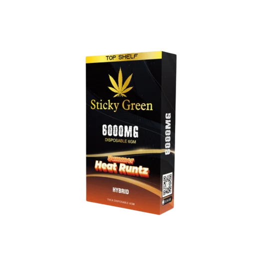 STICKY GREEN TOP SHELF 6GM THC-A DISPOSABLE