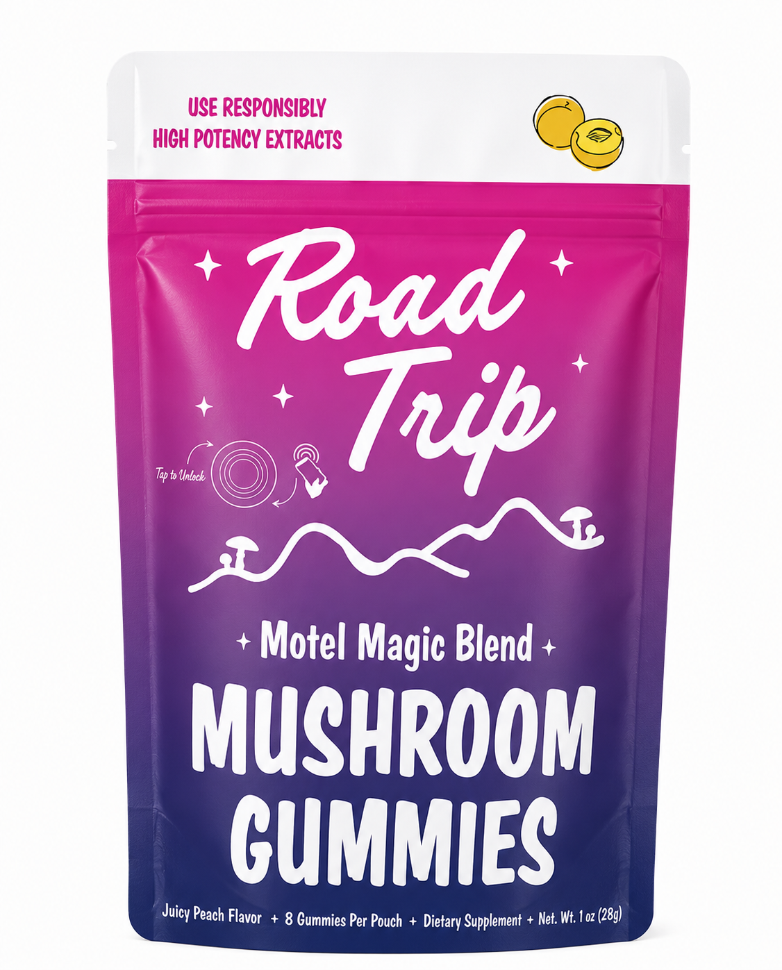 ROAD TRIP MOTEL MAGIC BLEND MUSHROOM GUMMIES
