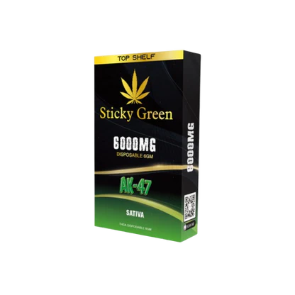 STICKY GREEN TOP SHELF 6GM THC-A DISPOSABLE
