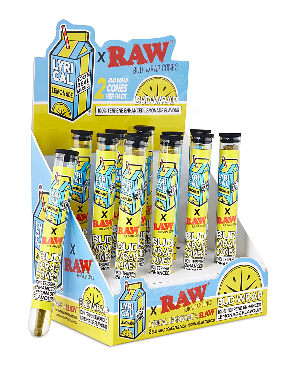 RAW X LYRICAL LEMONADE TERP WRAP CONES (2CT/PK, 12PK/BOX)
