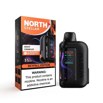 NORTH STELLAR 40K PUFFS 5% DISPOSABLE DARK MOON EDITION (5PK/DISPLAY)
