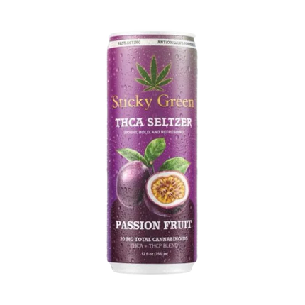 STICKY GREEN  THCA SELTZER 20MG (THCA THCP BLEND) (4 PACK)