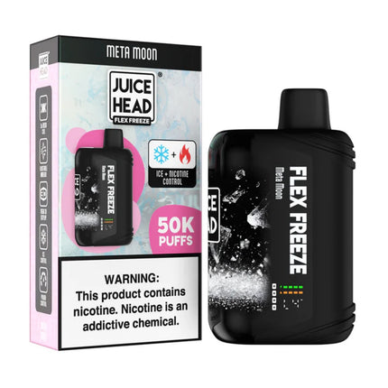 JUICE HEAD FLEX FREEZE ICE-NIC CONTROL 50K 5% DISPOSABLE (5CT/DISPLAY)