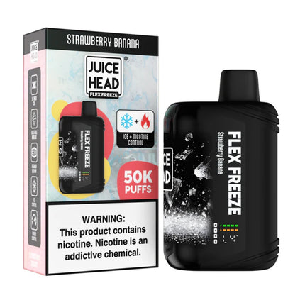 JUICE HEAD FLEX FREEZE ICE-NIC CONTROL 50K 5% DISPOSABLE (5CT/DISPLAY)