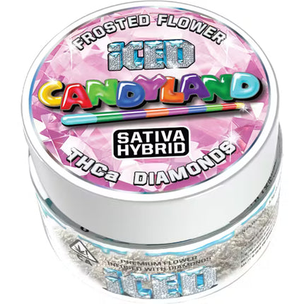ICED 3.5 GRAM THC-A DIAMOND FROSTED FLOWER