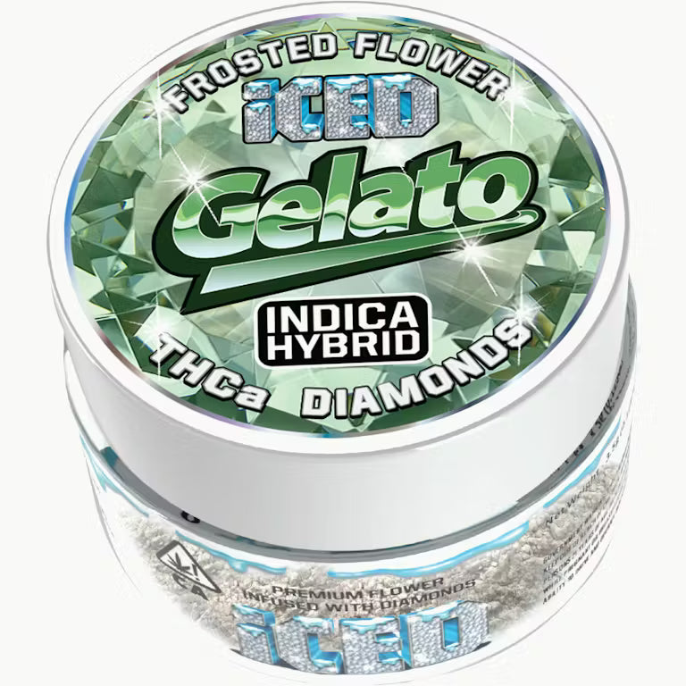 ICED 3.5 GRAM THC-A DIAMOND FROSTED FLOWER