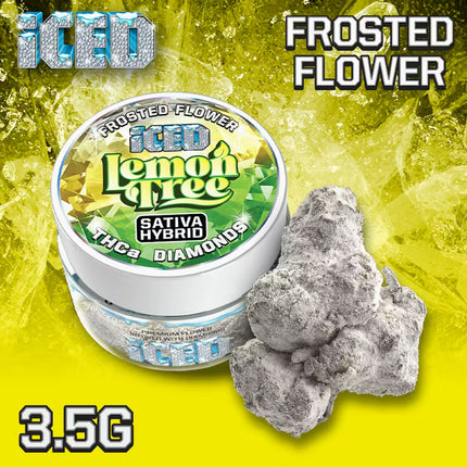 ICED 3.5 GRAM THC-A DIAMOND FROSTED FLOWER