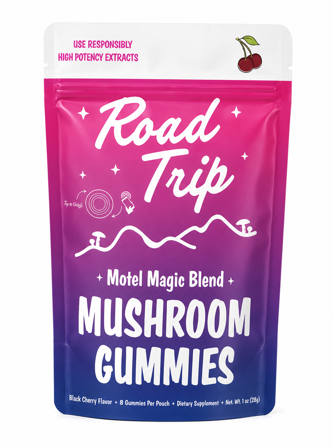ROAD TRIP MOTEL MAGIC BLEND MUSHROOM GUMMIES