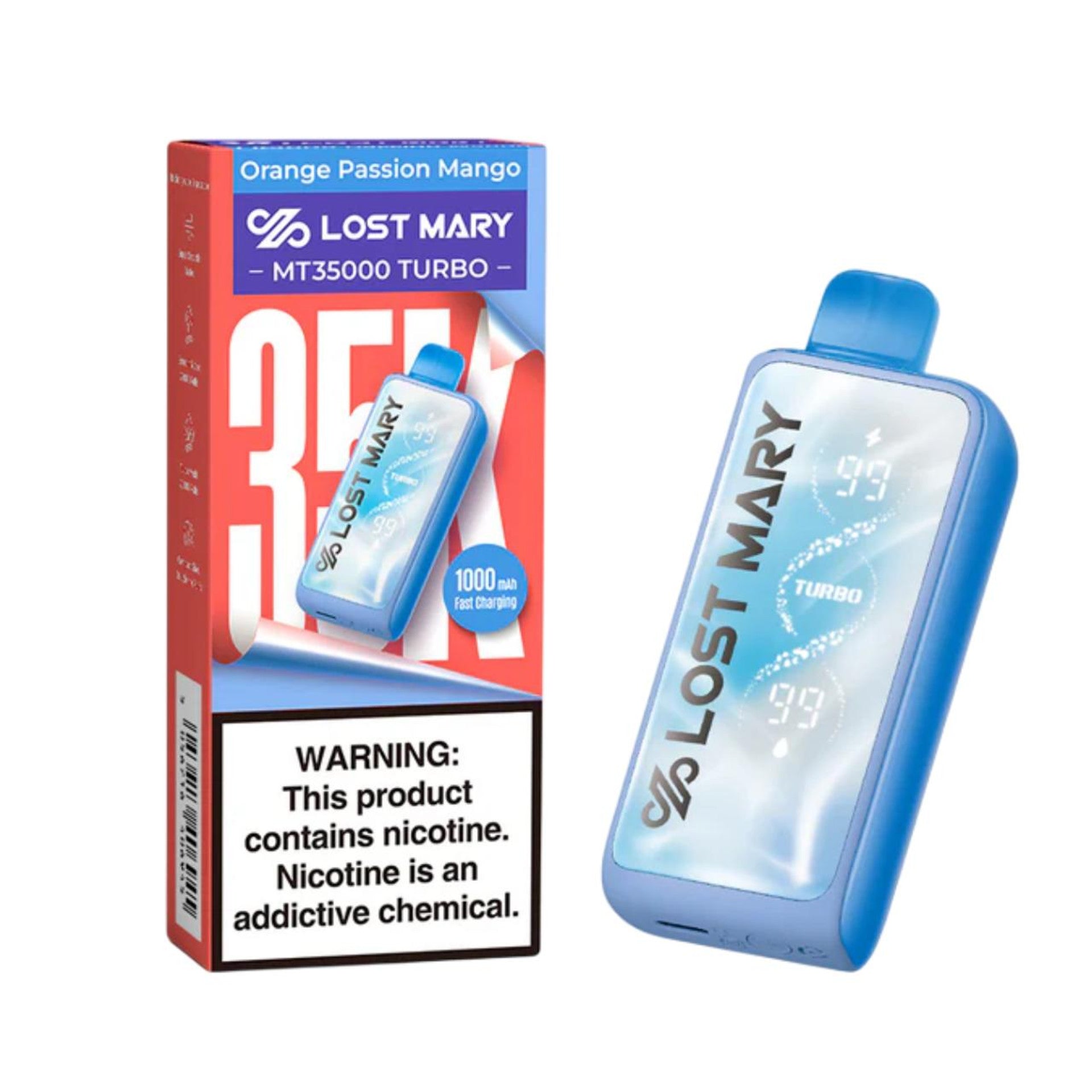 LOST MARY MT35000 5% NIXODINE (5CT DISPLAY)