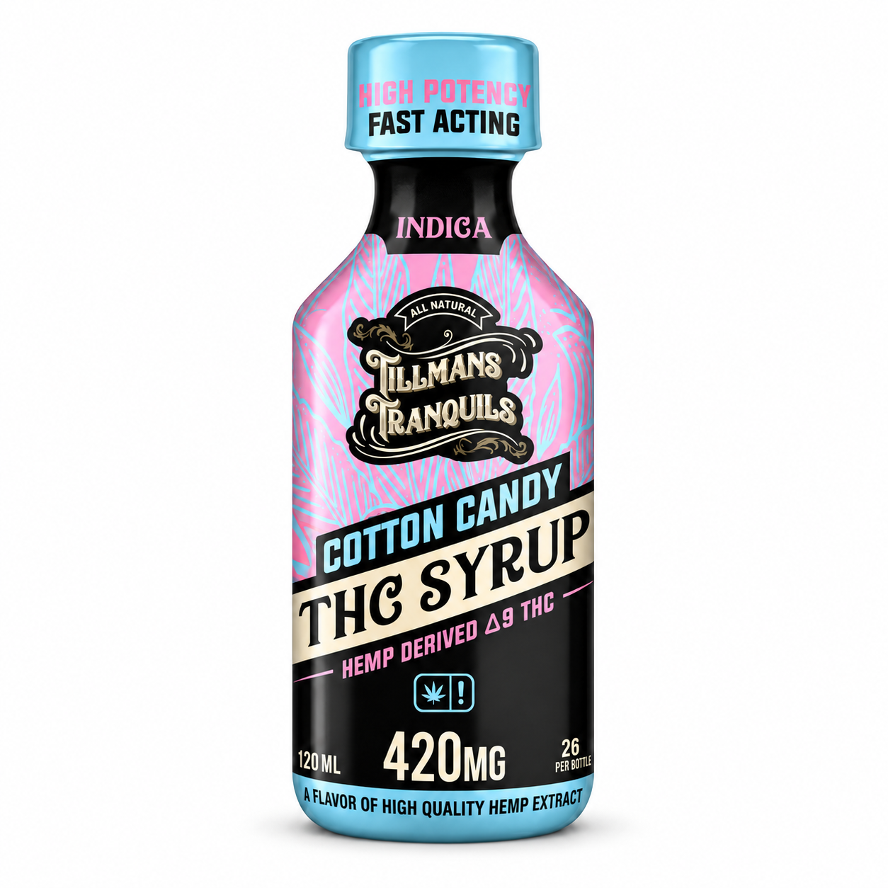 TILLMANS TRANQUILS 420MG D9 THC SYRUP
