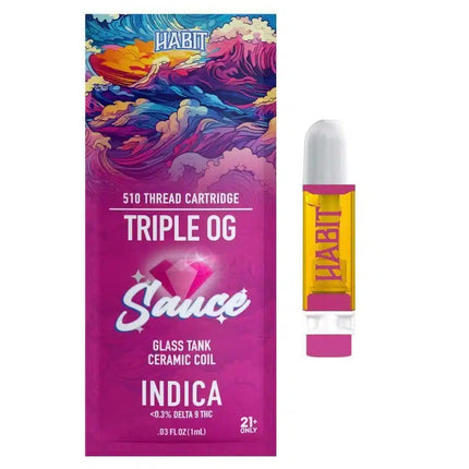 HABIT DIAMOND SAUCE 1 GRAM THC-A CARTRIDGE