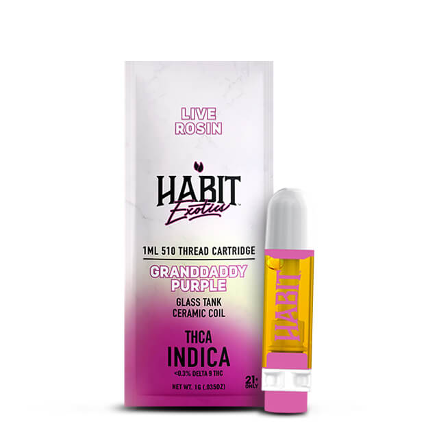 HABIT LIVE ROSIN 1 GRAM THC-A CARTRIDGE