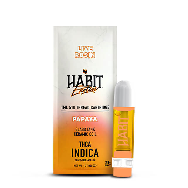 HABIT LIVE ROSIN 1 GRAM THC-A CARTRIDGE