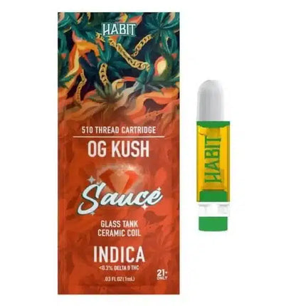 HABIT DIAMOND SAUCE 1 GRAM THC-A CARTRIDGE