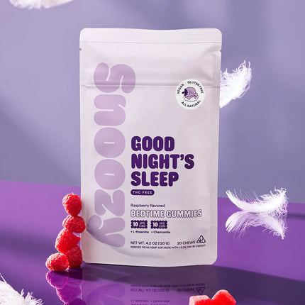 SNOOZY THC - CBD - CBN GUMMIES (2CT PER PACK) 20 PACK DISPLAY