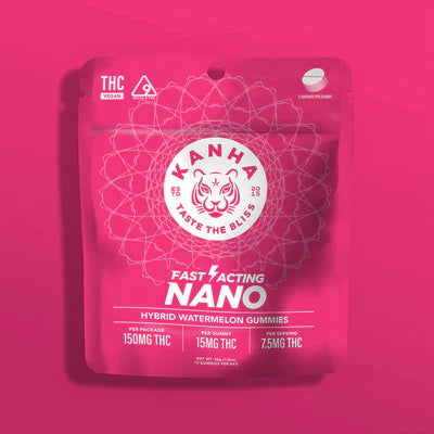 KANHA 150MG D9 FAST ACTING NANO GUMMIES (10CT BAG)