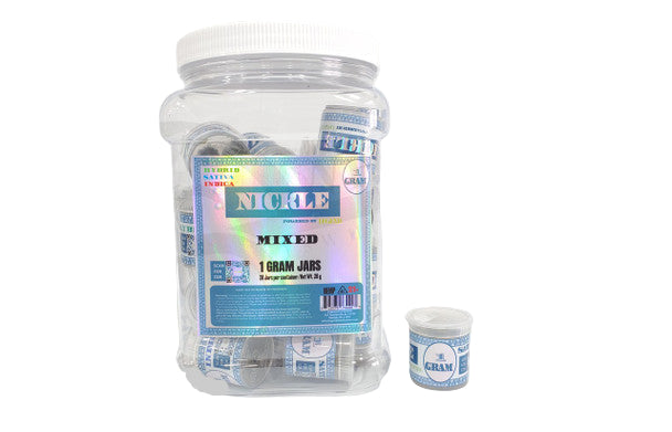NICKLE ASSORTED FLAVORS 1G FLOWER JAR (28CT/JAR)