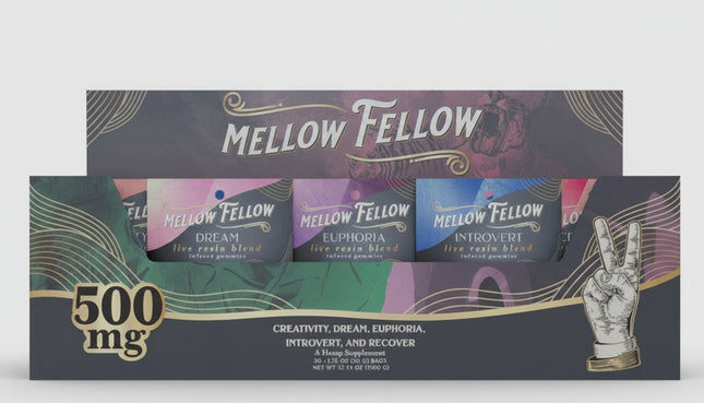 MELLOW FELLOW M-FUSION BLENDS 500mg-30 BAG MIX
