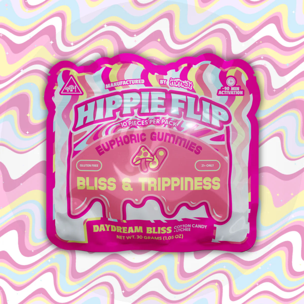 HIPPIE FLIP 6 GRAM EUPHORIC GUMMIES (10CT BAG)