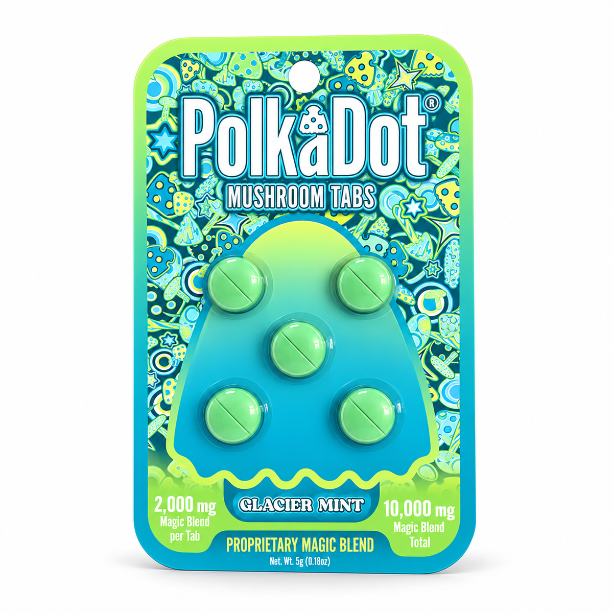POLKADOT 2000MG PROPRIETARY MUSHROOM TABS (5CT PACK)