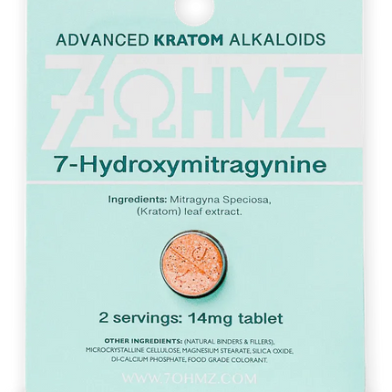 7OHMZ ADVANCED KRATOM ALKALOIDS SINGLE TABLETS 20/PK