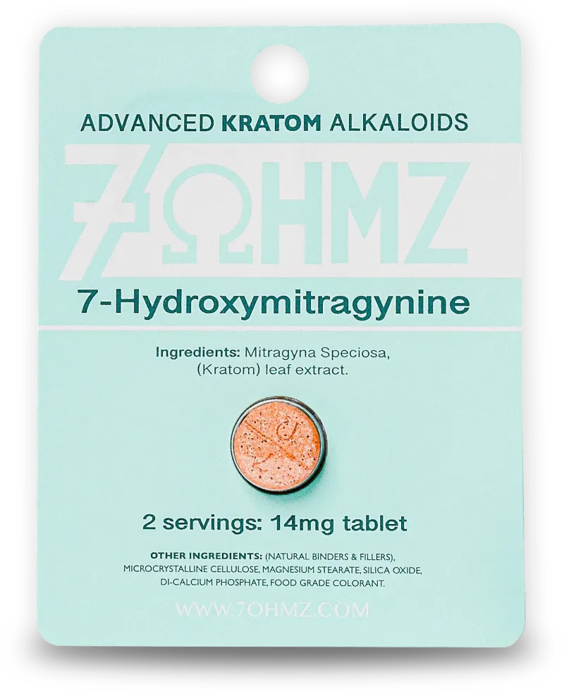 7OHMZ ADVANCED KRATOM ALKALOIDS SINGLE TABLETS 20/PK