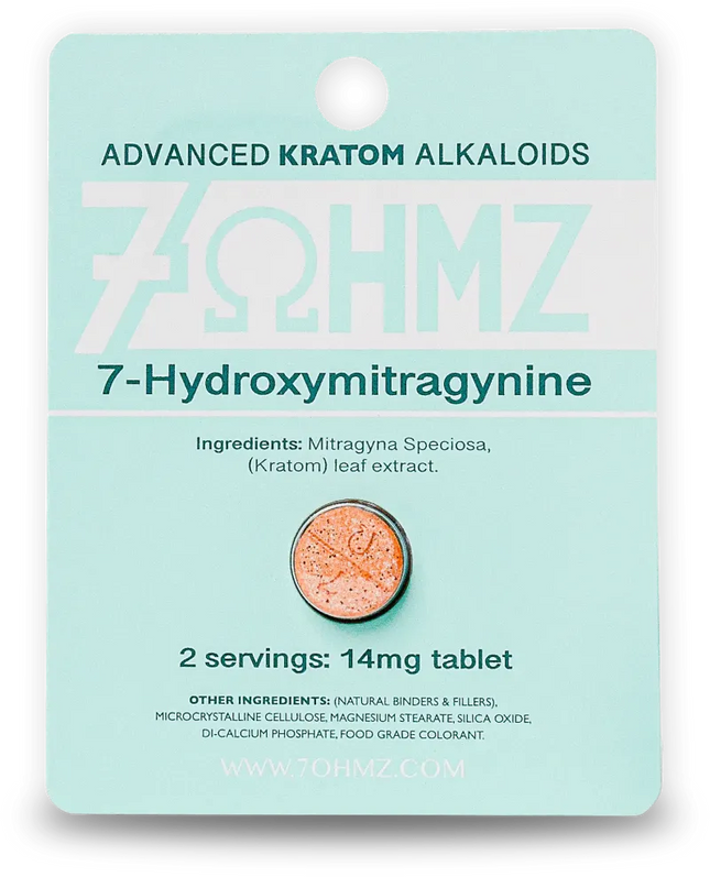 7OHMZ ADVANCED KRATOM ALKALOIDS SINGLE TABLETS 20/PK