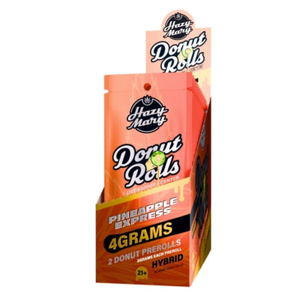 HAZY MARY 2 GRAM THC-A DONUT ROLLS (2CT/PK, 4G/PK)