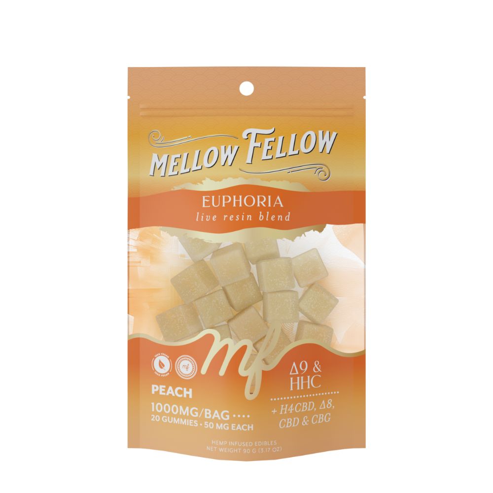 MELLOW FELLOW 50MG LIVE RESIN GUMMIES (20CT BAG)