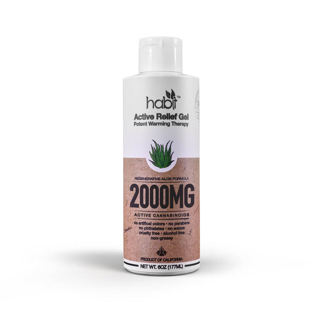 HABIT 2000MG FULL SPECTRUM CBD ACTIVE RELIEF GEL | WARMING LOTION