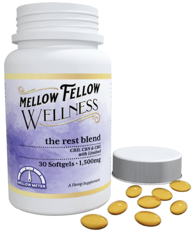 MELLOW FELLOW WELLNESS SOFTGEL CAPSULES 2000mg