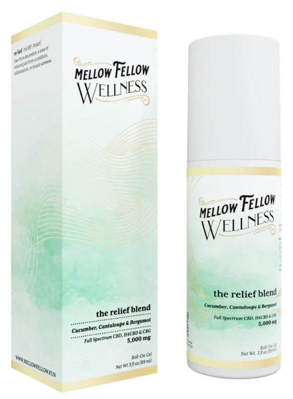 MELLOW FELLOW WELLNESS ROLL ON 5000mg