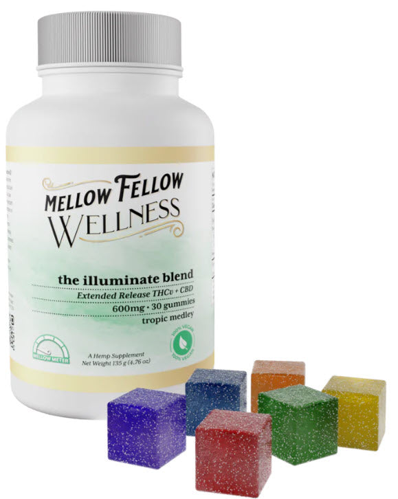 MELLOW FELLOW WELLNESS GUMMIES 600mg