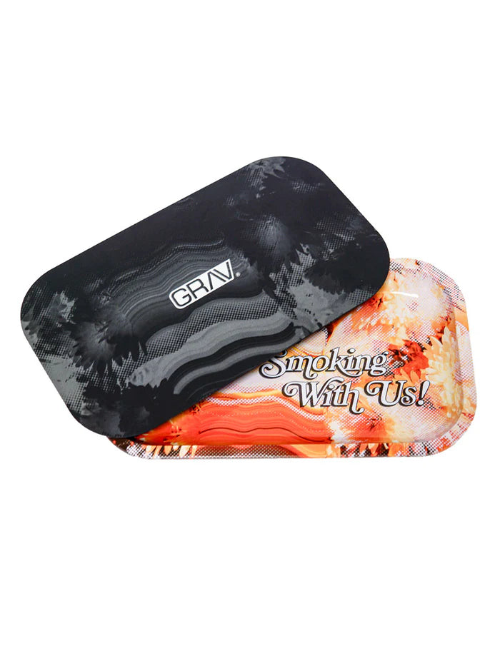 GRAV LARGE METAL ROLLING TRAY W/ MAGNETIC LID