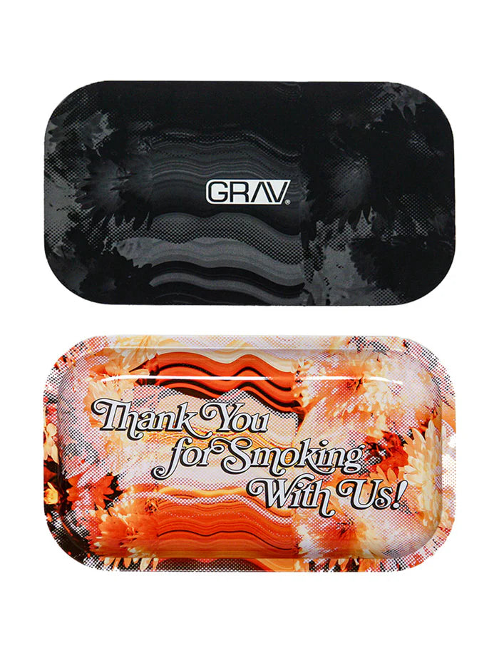 GRAV LARGE METAL ROLLING TRAY W/ MAGNETIC LID