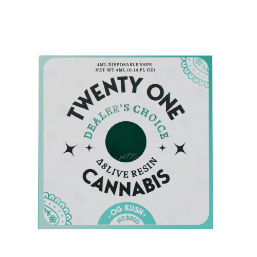 TWENTY ONE CANNABIS 4ML DISPOSABLE