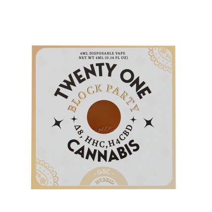TWENTY ONE CANNABIS 4ML DISPOSABLE