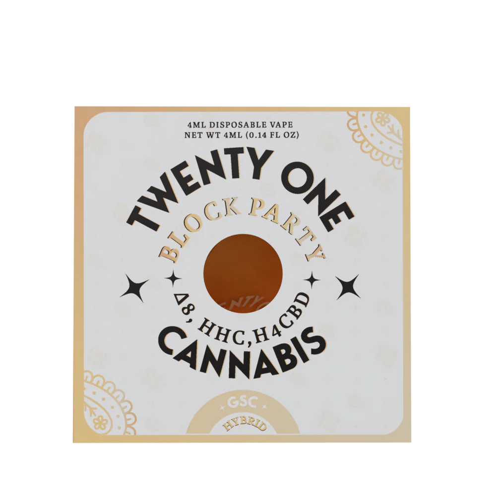 TWENTY ONE CANNABIS 4ML DISPOSABLE