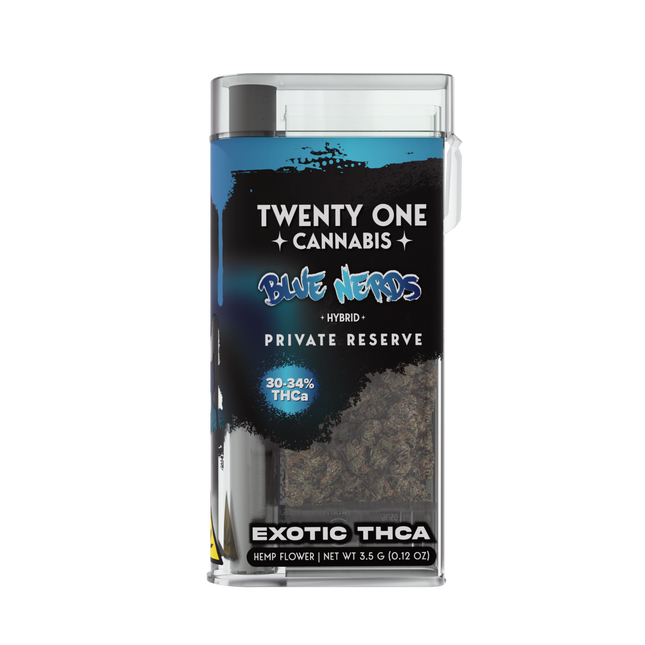 TWENTY ONE CANNABIS PRIVATE RESERVE 3.5 GRAM THC-A ONE HITTER