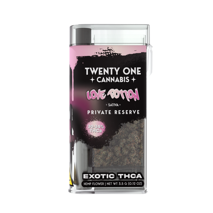 TWENTY ONE CANNABIS PRIVATE RESERVE 3.5 GRAM THC-A ONE HITTER