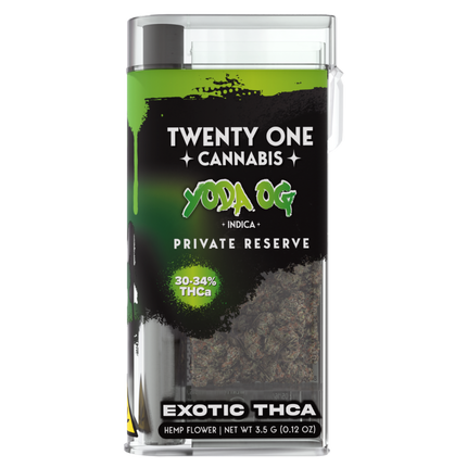 TWENTY ONE CANNABIS PRIVATE RESERVE 3.5 GRAM THC-A ONE HITTER