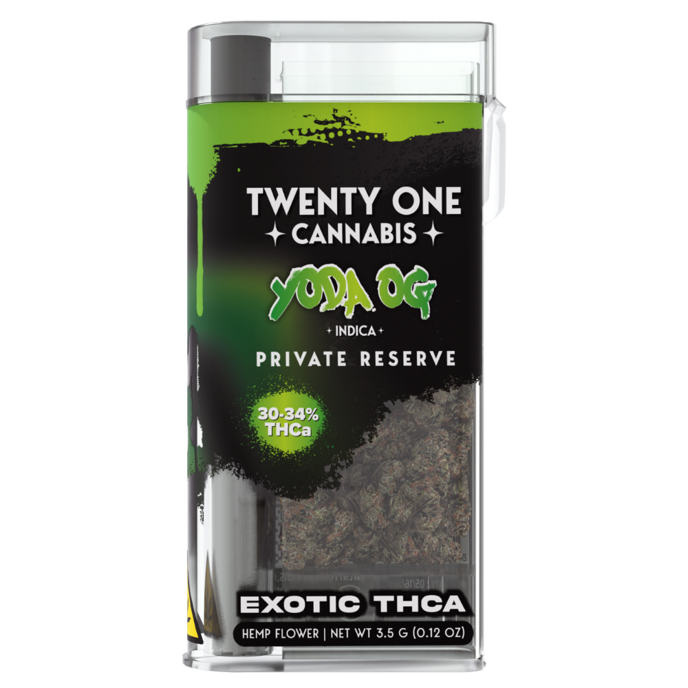 TWENTY ONE CANNABIS PRIVATE RESERVE 3.5 GRAM THC-A ONE HITTER