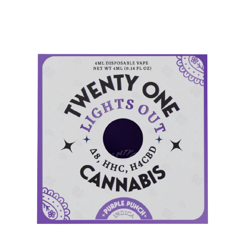 TWENTY ONE CANNABIS 4ML DISPOSABLE