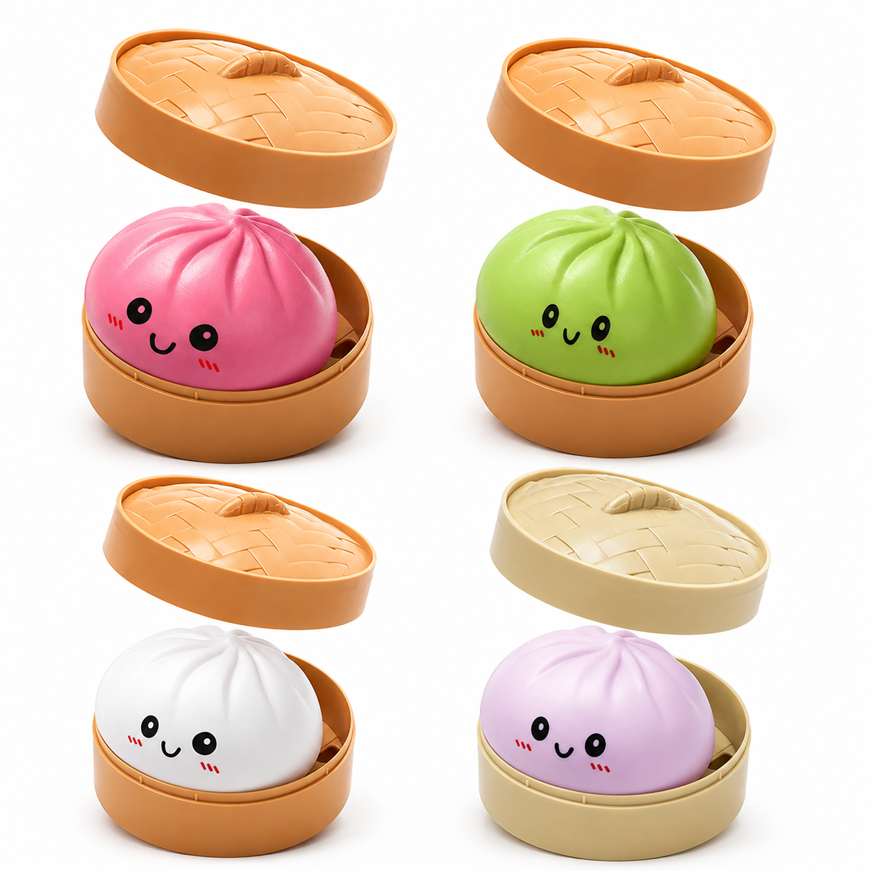 17CMS MYSTERY STEAM BUN ORBS W/ FACE SQUISHY