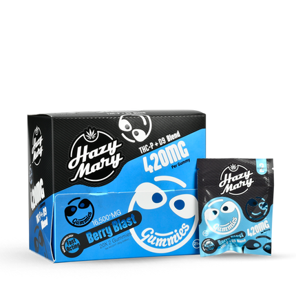 HAZY MARY THC-P + D9 BLEND GUMMIES 420MG PER GUMMY (2CT PER PACK | 20CT DISPLAY)