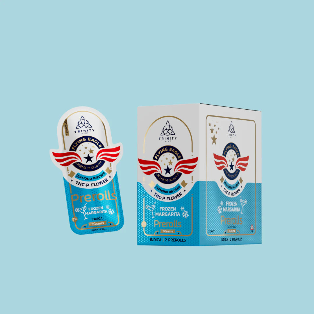 TRINITY HEMP FLYING EAGLE DIAMOND INFUSED THC-P PRE ROLLS (2 X 1.5g EACH)