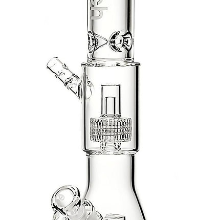 CHEECH 16in PIRELLI PERC BEAKER WATERPIPE | CLEAR (CH-220)