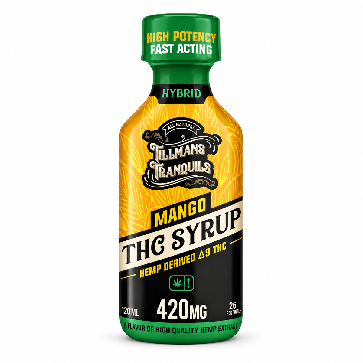 TILLMANS TRANQUILS 420MG D9 THC SYRUP